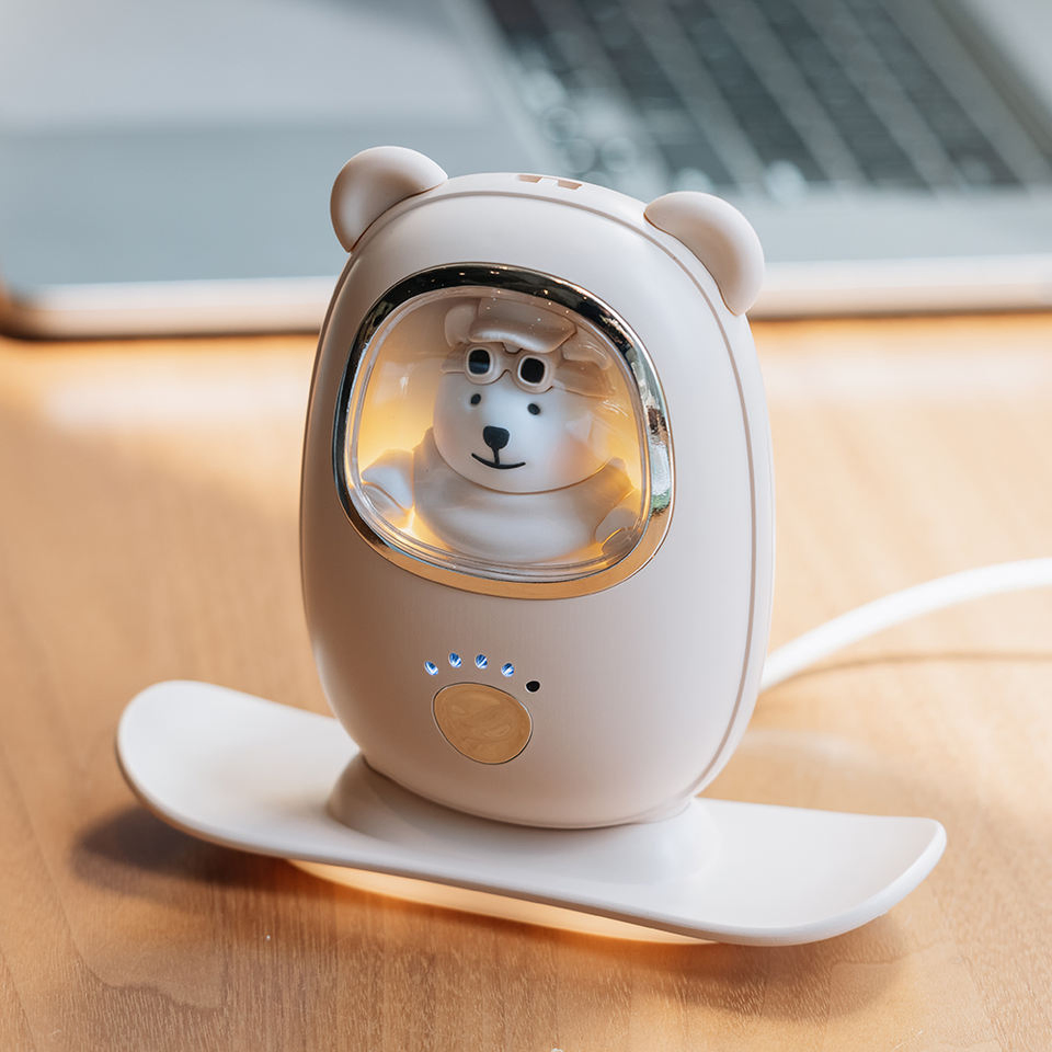 Winter Products Mini Portable Hand Warmer Power Bank, USB 5V 2A Fast Charging Input Output Rechargeable Hand Warmer