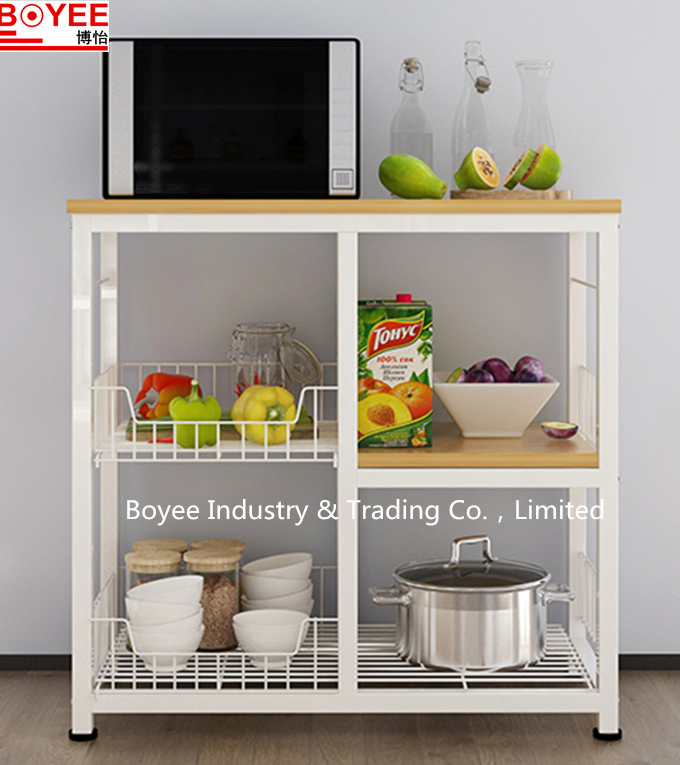 Multi-Function Steel Kitchenware Kitchen Storage Racks