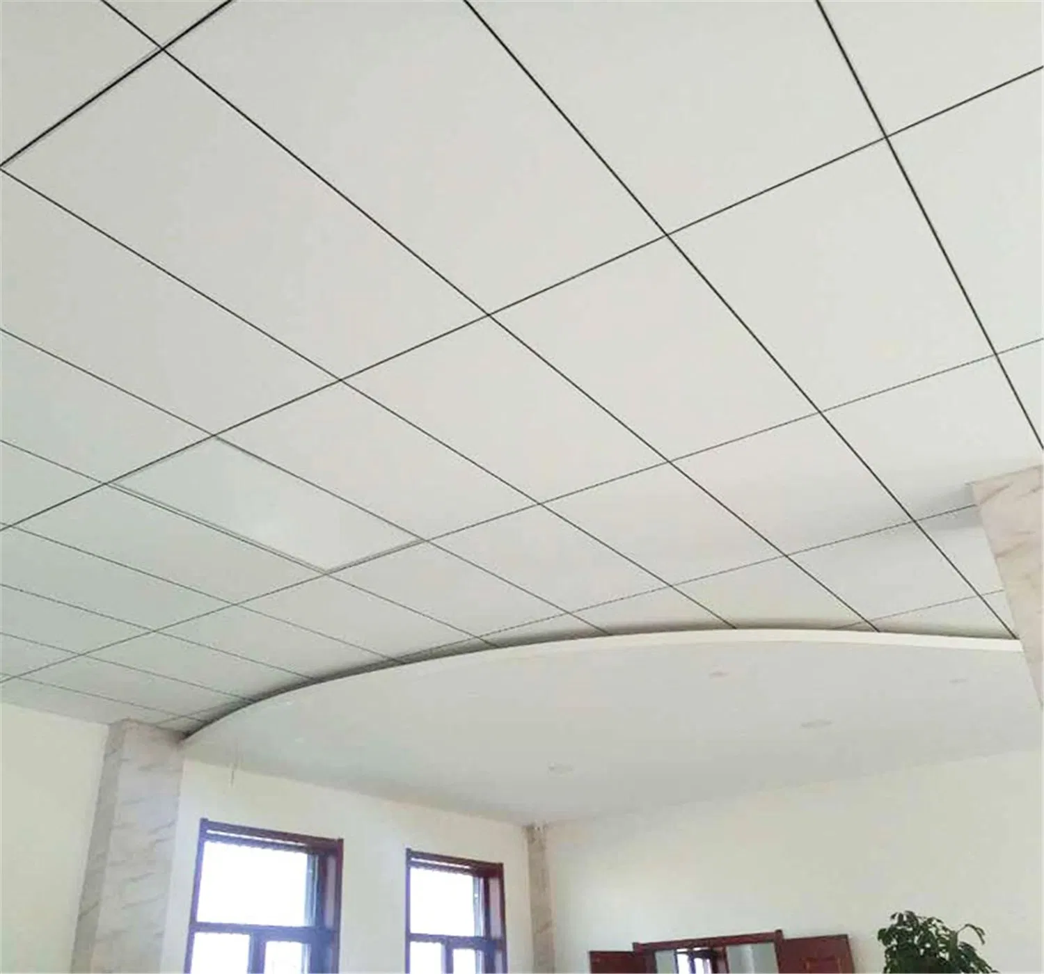 Widely Used Acoustic Insulation Suspended Ceiling Wall FRP Fiberglass Panels for Sale