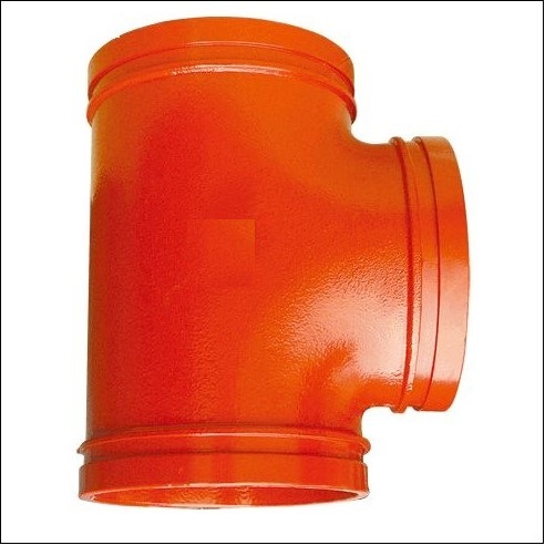 Rigid or Flexible Couplings/Reducing Tee/Mechanical Tee/Elbow/Cross/Flange/Reducer/Cap/Grooved Pipe Fittings Grooved Couplings and Fittings for Fire Protection