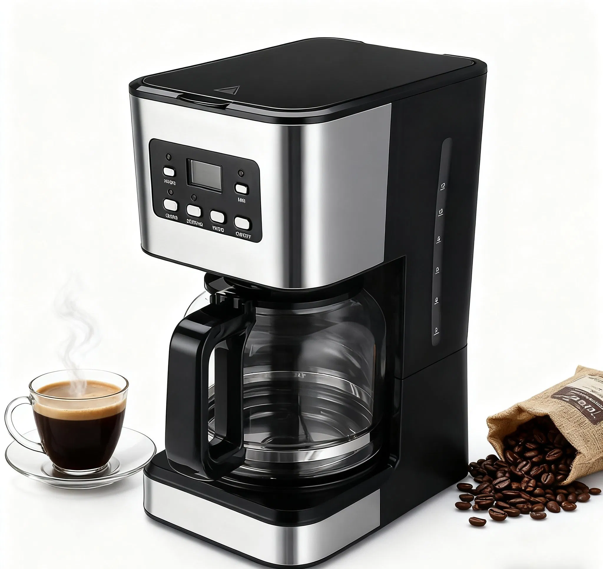 Customizing Cappuccino Semi-Automatic Commercial Coffee Maker with Office