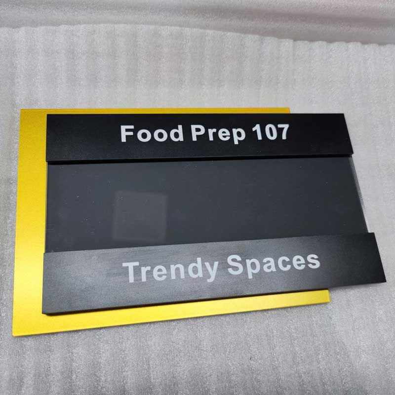 Ezd Stainless Steel and Aluminium Changeable Hourse Room Office Logo Sign Plaques