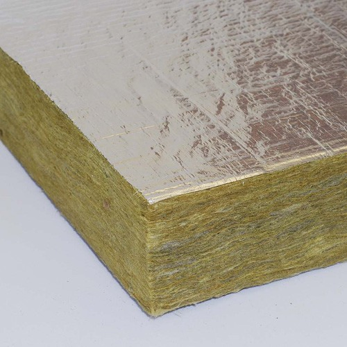 Mineral Wool/Rock Wool Roll/Blanket with Aluminium Foil for Insulation