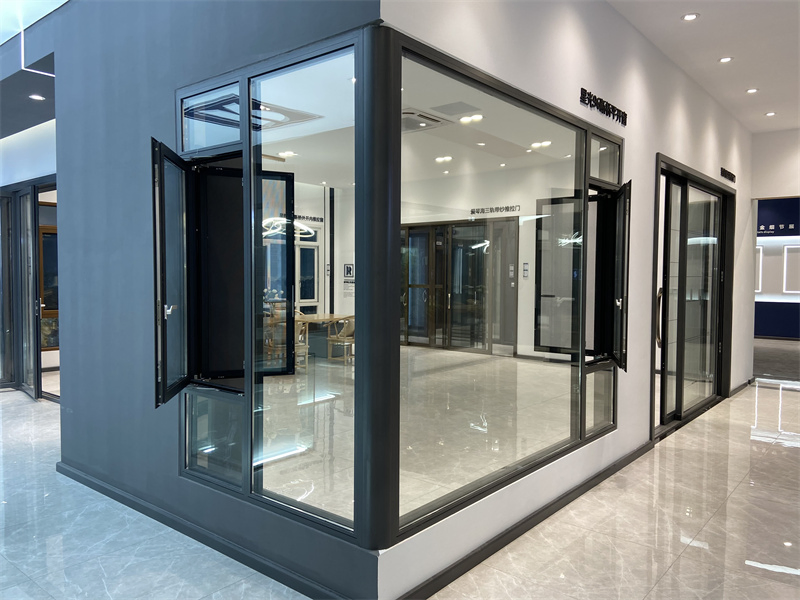 Thermal Break Aluminum Sound Heat Insulated Glass Hurricane Impact Windows