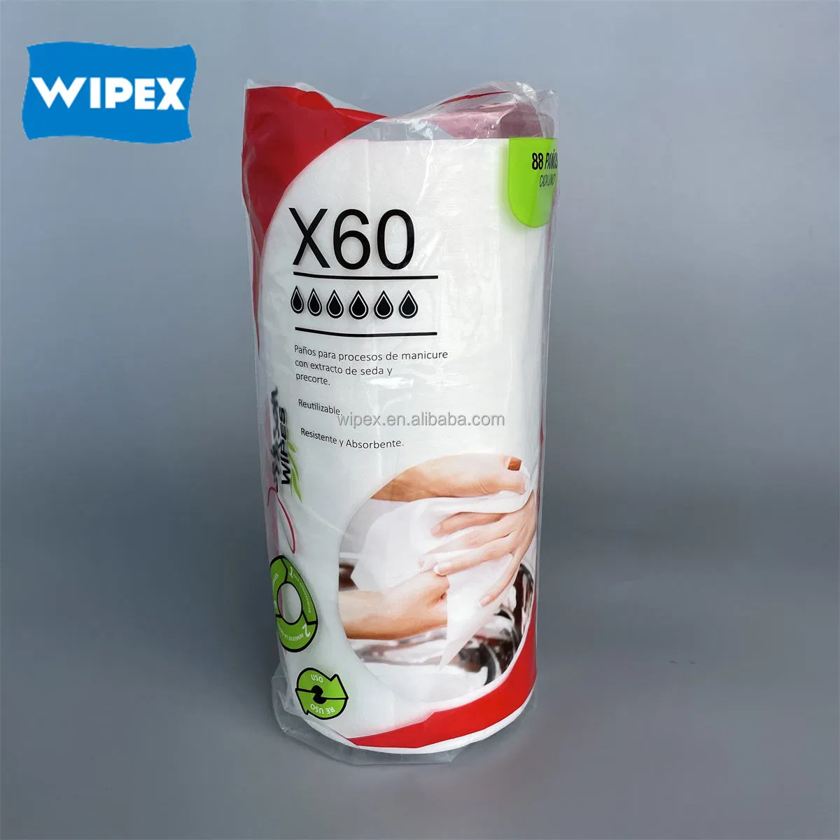 SPA Usage Disposable Non-Woven Quick Dry Beauty Salon Towel Hair Drying Cloth