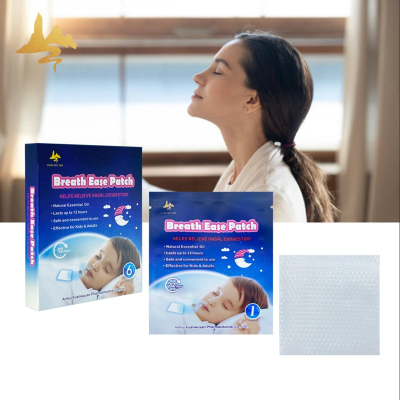 High Quality Disposable White Spunlace Fabric Breathe Ease Patch for Improving Sleeping