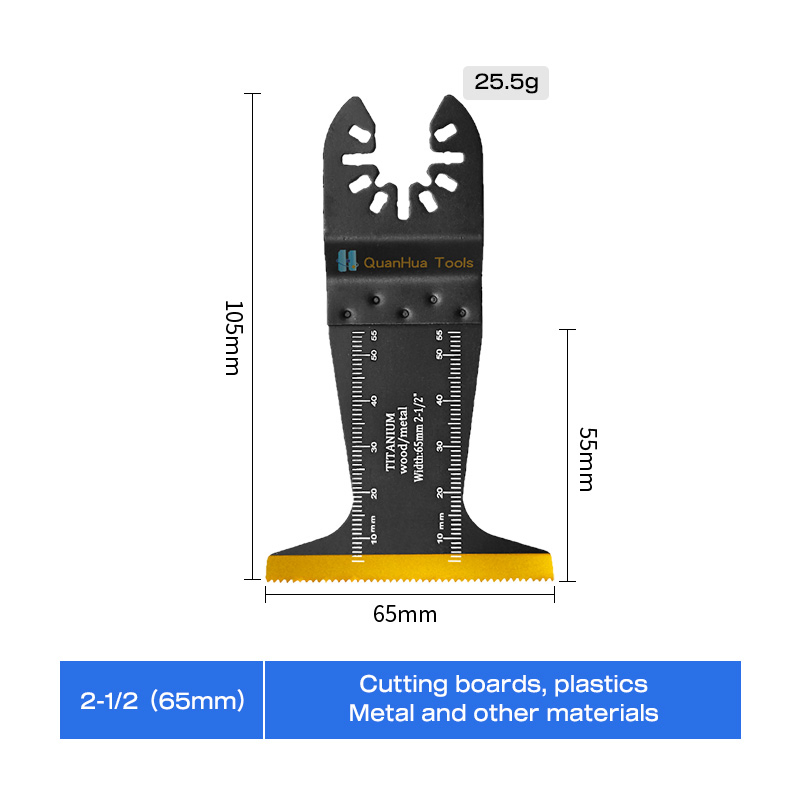 High-Performance Bim Titanium Oscillating Saw Blade for Metal Cutting