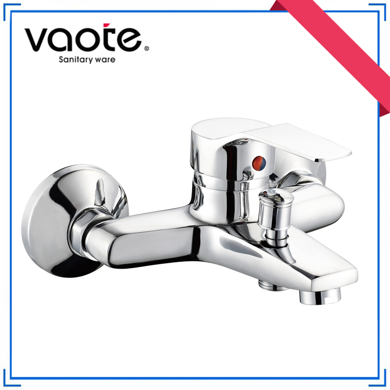 Single Lever Brass Kitchen Wall Sink Mixer Faucet (VT10502)