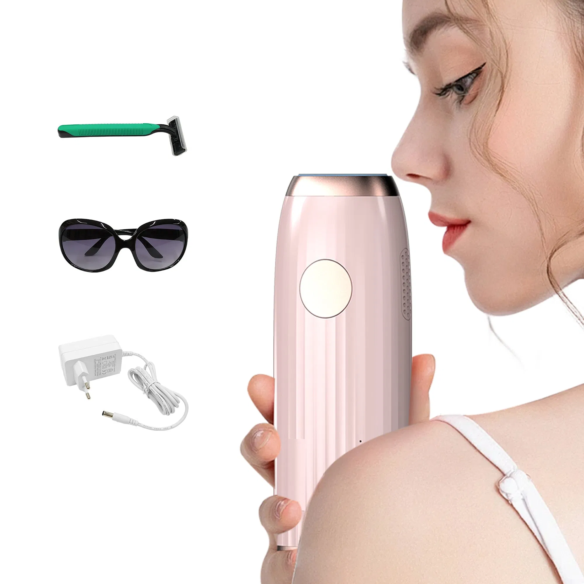 Professional Factrory Outlet 2 in 1 Ice Cooling Hair Removal Device