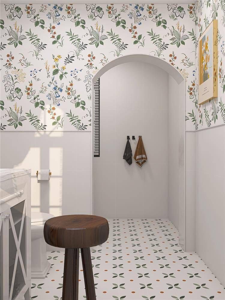 Hot New Fashion Decoration Small Size 200X200mm F2147 Porcelain Floor Wall Tile