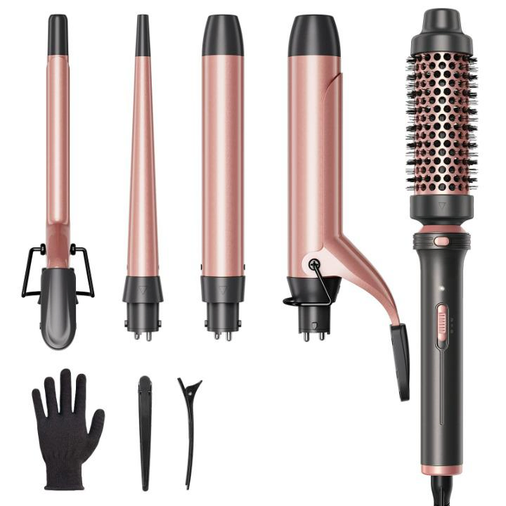 Factory Price Curling Set Interchangeable Ceramic Wand Electric Hair Curler