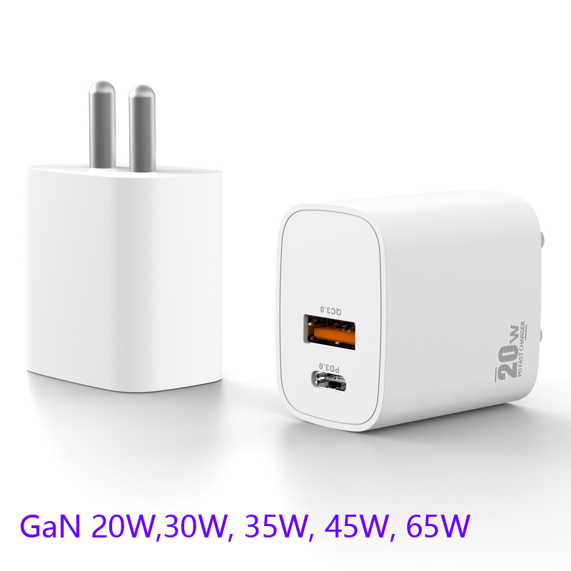 Зарядное устройство PD 20W с кабелем и дисплеем