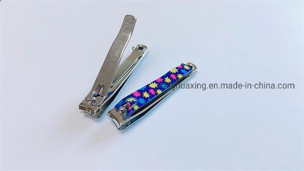 Toenail Clipper Cutter with Heat Transfer Pattern Printing and Nail File