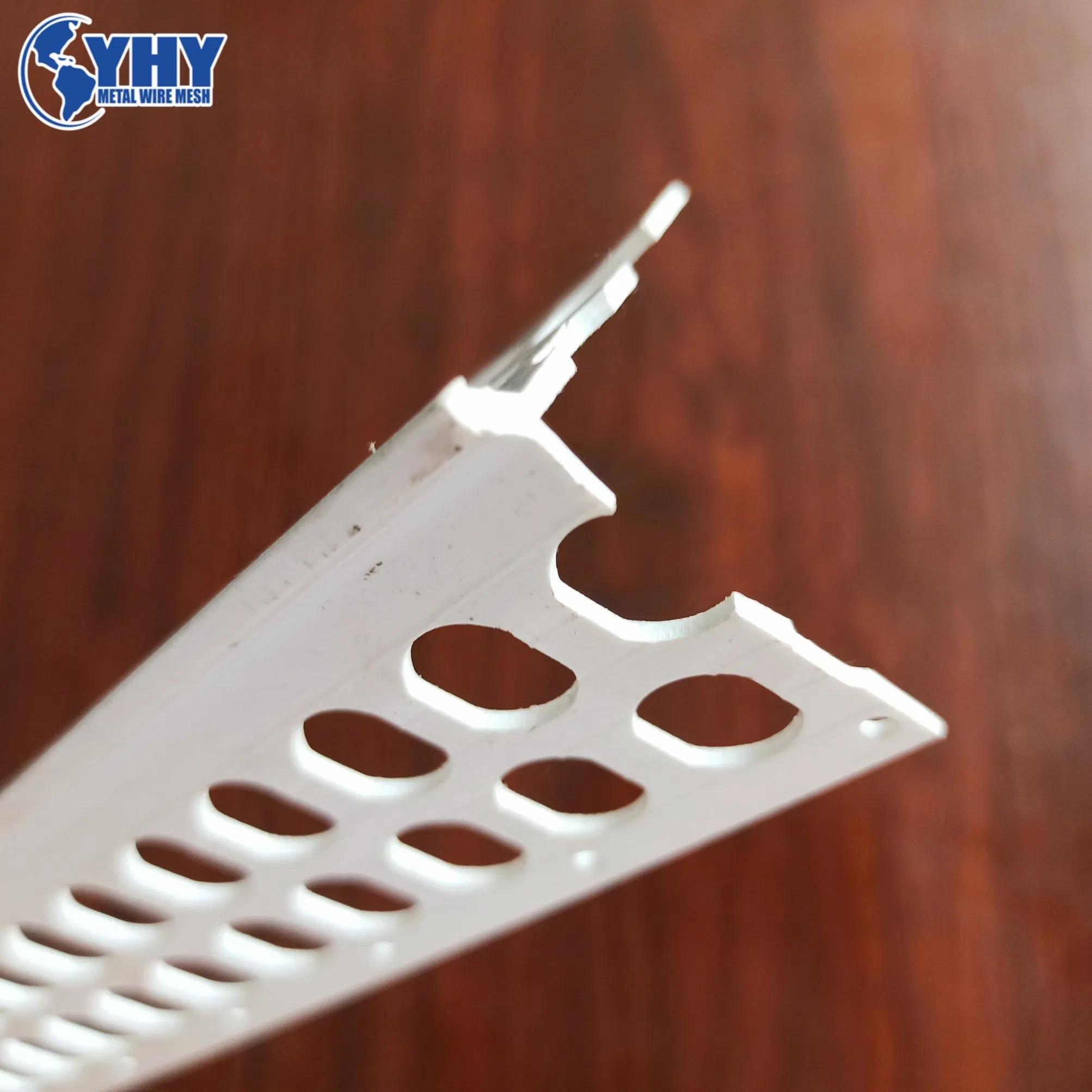 White Color Length 2.5m Width 20mm PVC Corner Bead Plastic Profile