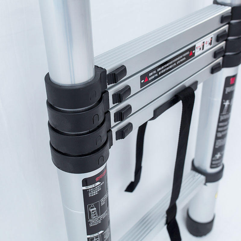 En131 Certificate Safety Lock Aluminium Telescopic Extension Step Ladder with High Quality