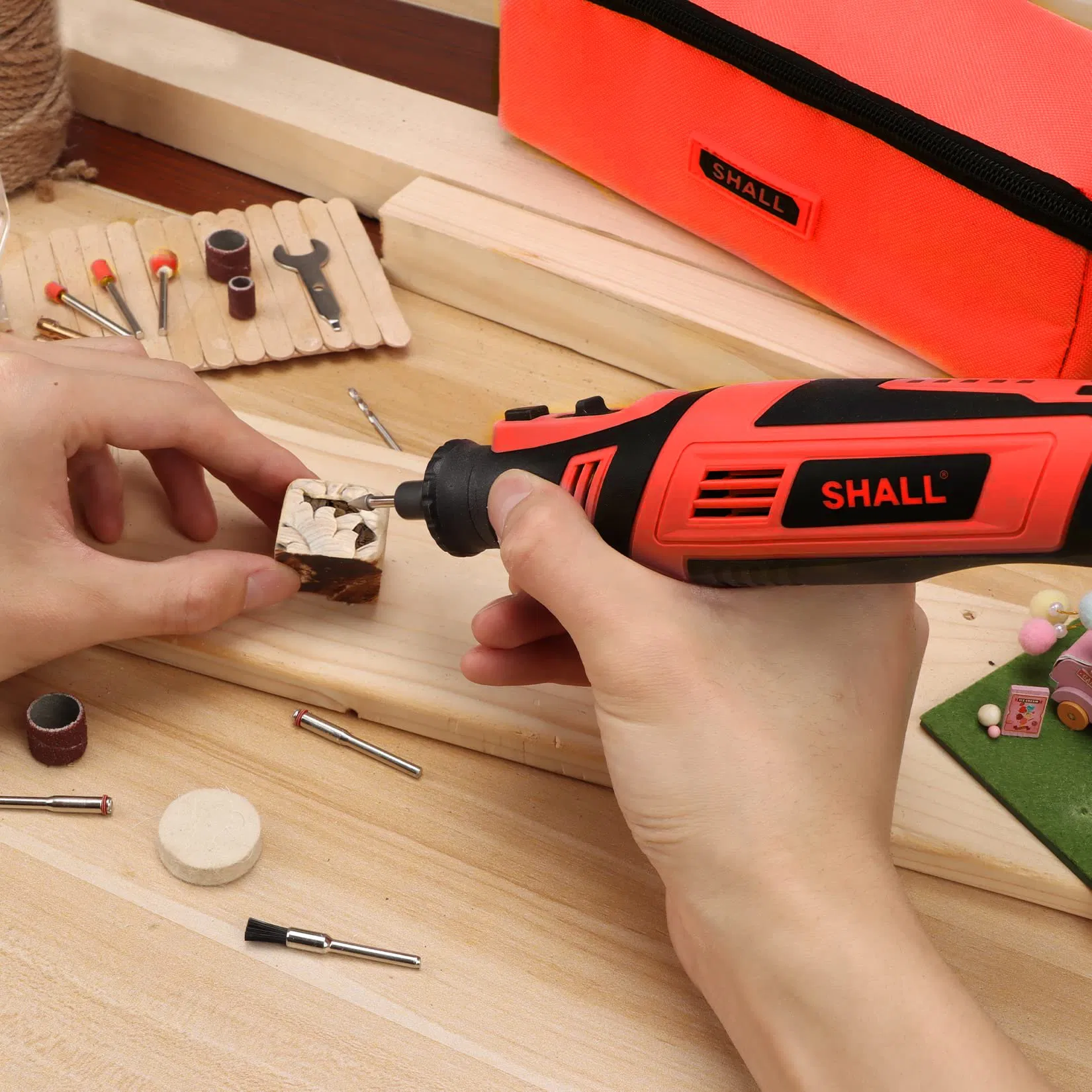 Мини-гравер 3.7V с USB-зарядкой, набор для шлифовки и полировки