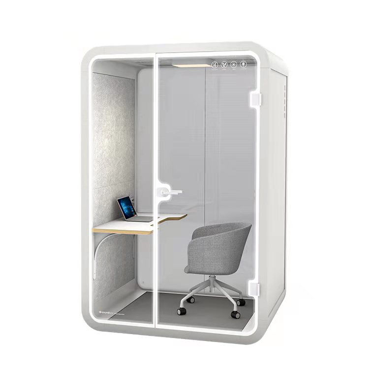Cgch Mobile Commercial with Ventilation System Soundproof Meeting Soundproof Office Cubicles Soundproof Booth Office Phone Booth