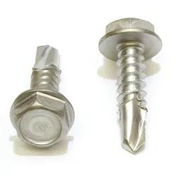 Stainless Steel Sheet Metal Tek Hex Washer Head Self-Drilling Tapping Screw