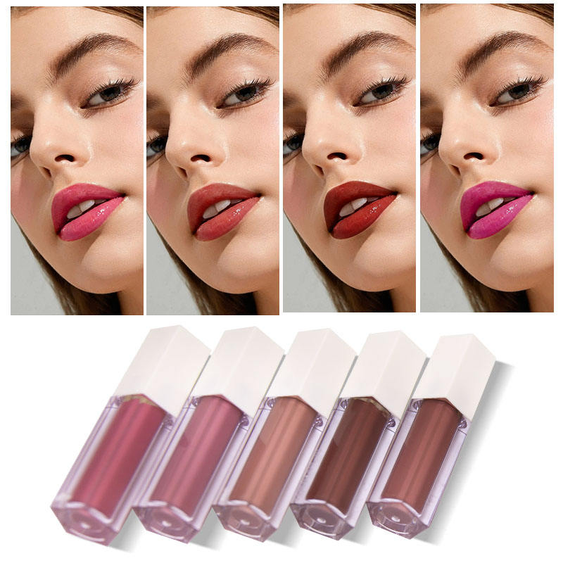Wholesale High Quality Matte Nude Liquid Lipstick Waterproof Vegan Cosmetics Lip Gloss