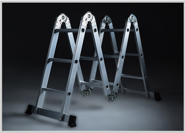 20FT Hot Sale Multi-Purpose Aluminum Foldable Joint Step Ladder (CE & EN131)