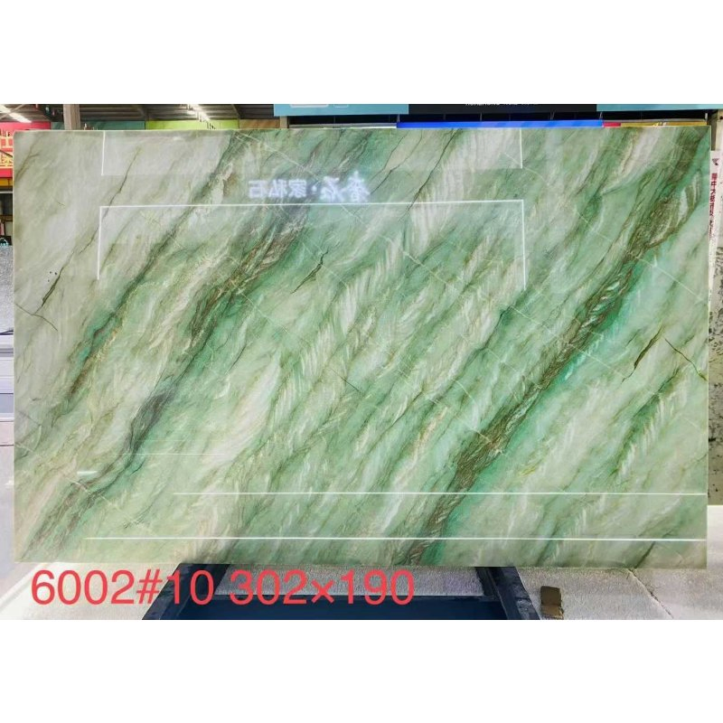 Hot Sales Supplier Wholesale Green Jade Marble Slab Bathroom Aesthetics Apartment Villas Hotel Decor