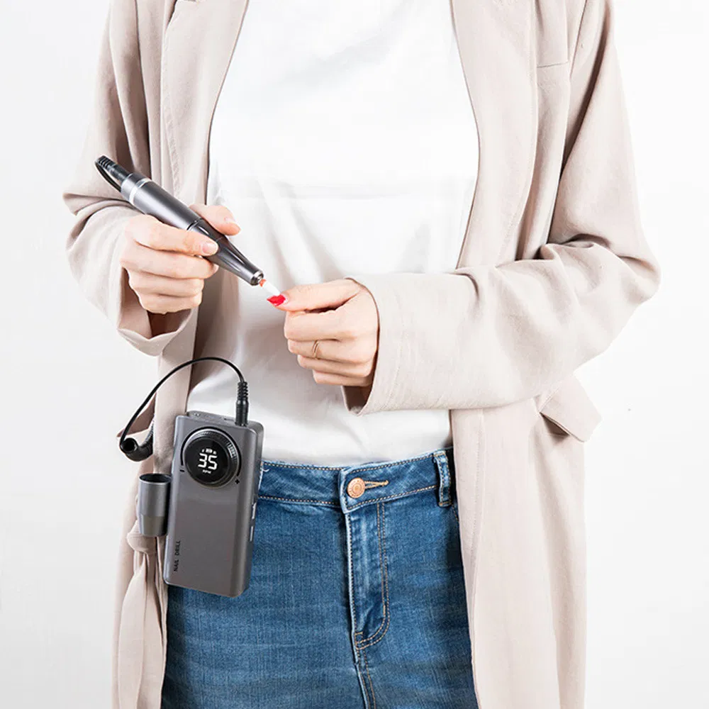 35000rpm Electric Nail Art Machine Recargable Micro Motor Manicure Set Nails Master Drill Pen Bits