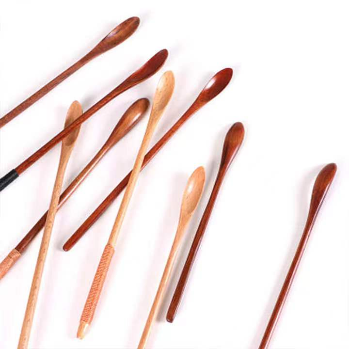 High Quality Eco Friendly Long Handle Stirring Mixing Spoon for Wholesale