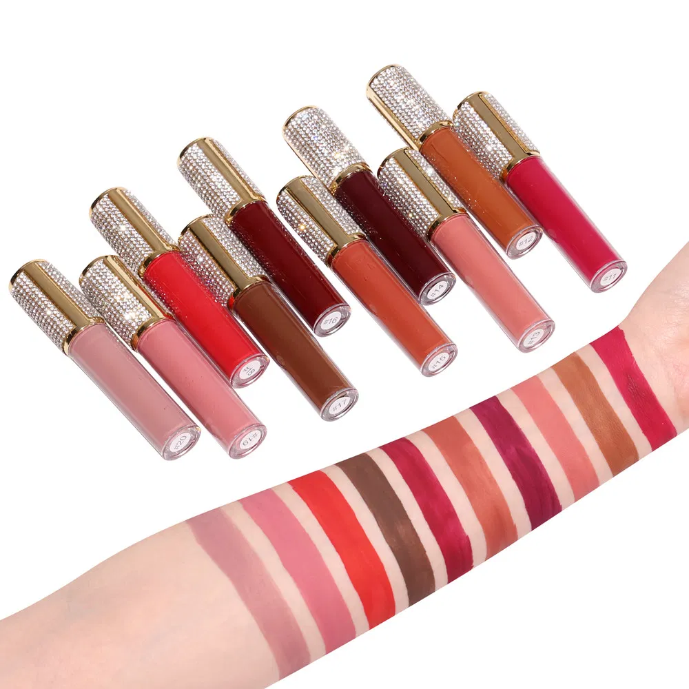 Wholesale 57 Colors Vegan Private Label Lipgloss Vendor Nude Glossy Lip Gloss for Women