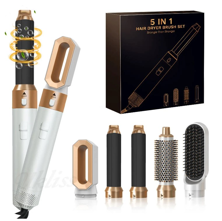 One Step New Trend 5 in 1 Hair Styler Hair Dryer Hot Air Brush Multifunctional Blow Dryer Brush