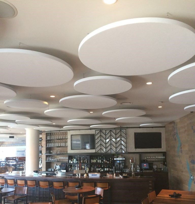 China Factory Sound Absorption Coefficient Acoustic Fiberglass Ceiling Panels for Music Room