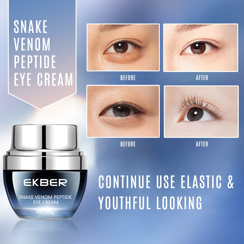 Private Label Snake Venom Peptide Eye Cream Anti Aging Improve Fine and Dry Lines Eye Repair Cream