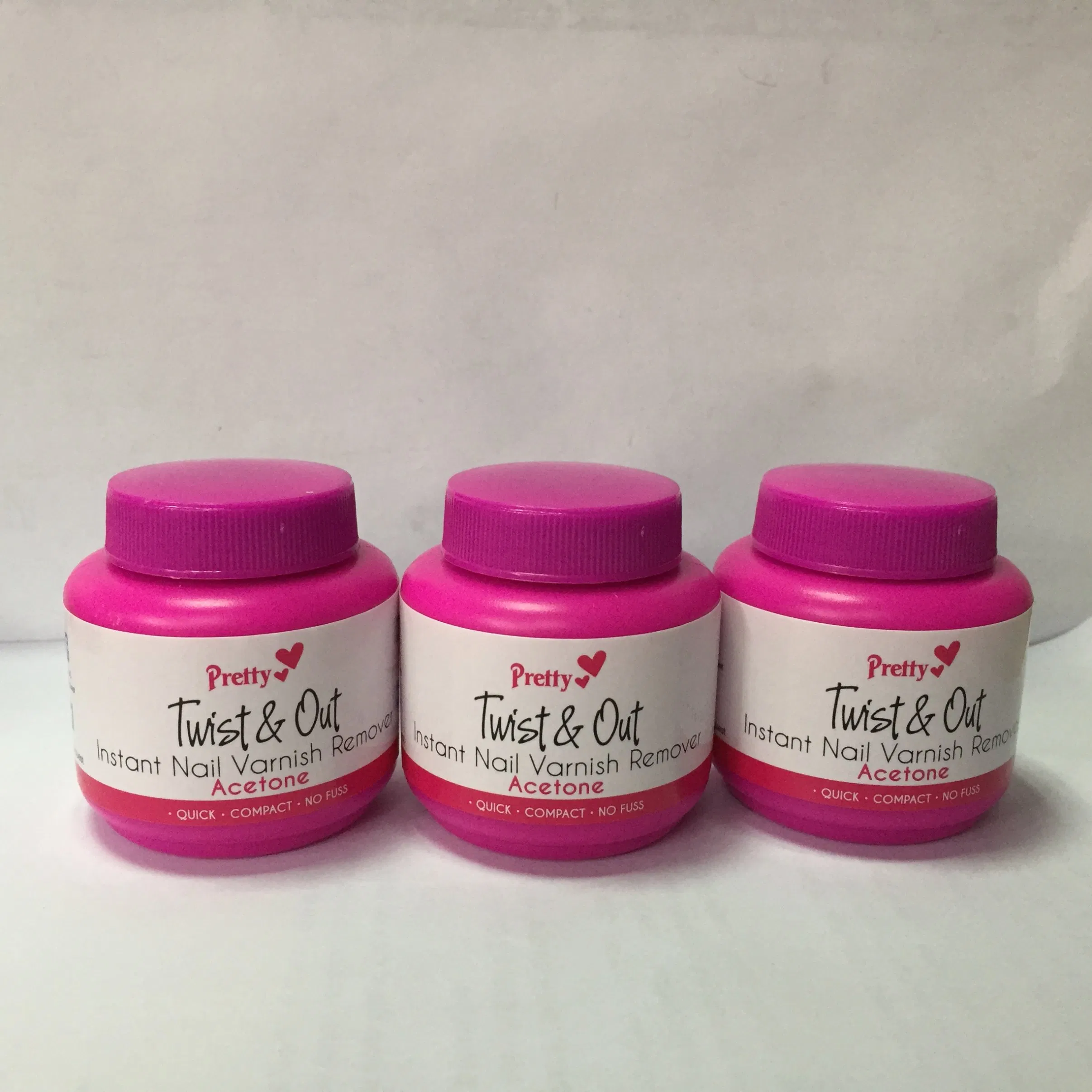 Nail Polish Remover with Sponge Pot Acetone Free 50ml