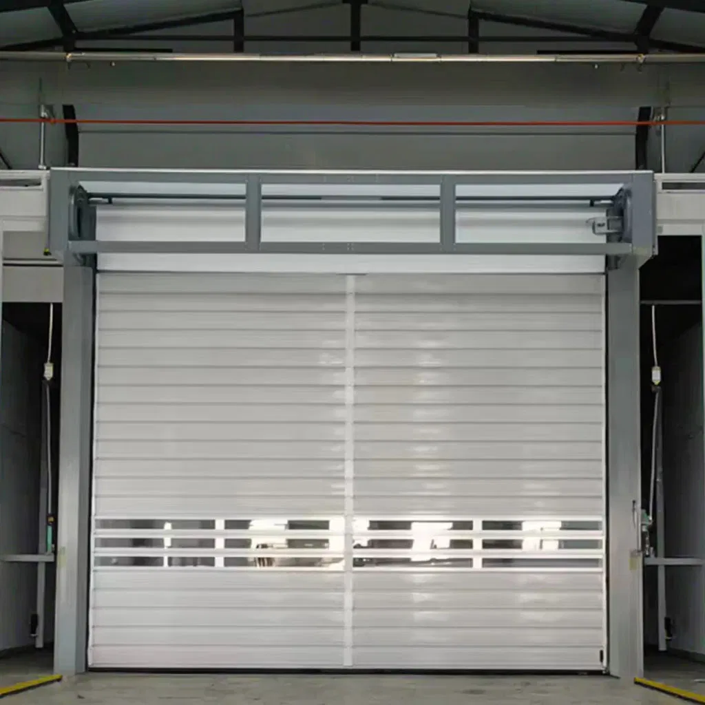 Hard Panel Customized Spiral Hard Aluminum Fast Door High Speed Rolling Door