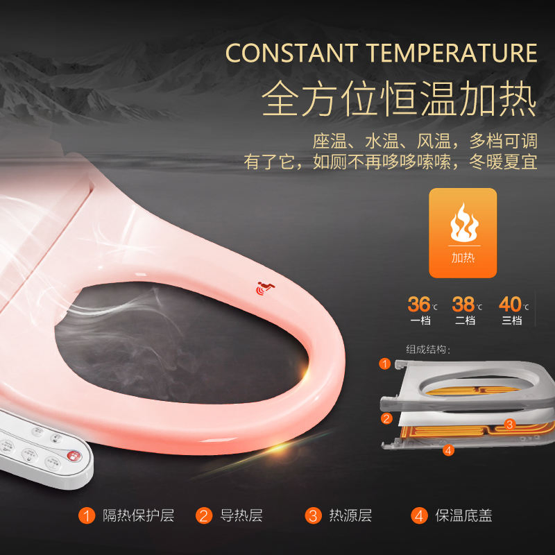 Chaozhou Selora Multi-Function Intelligent Flush Toilet Bidet Seat Cover Automatic Toilet Seat