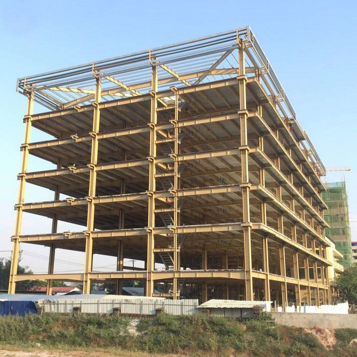 Multi-Type Supply Free Design Prefabricated Steel Structure Frame in Africa