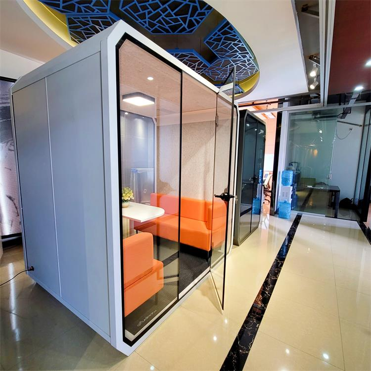 Mini House Phone Booth Soundproof Isolation Single Telephone Office Pod