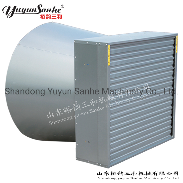 Shutter (Push-pull Opening System) Cone Fan Axial Flow Air Cooling Fans Ventilation Exhaust Fans for Poultry Chicken Layer Broiler House Air Cooler