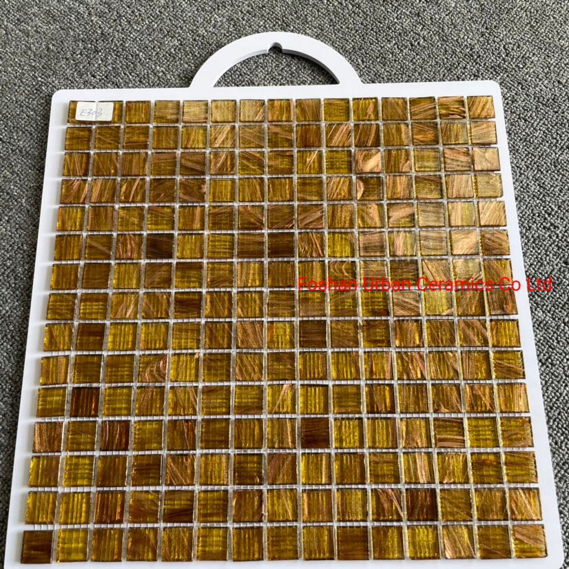 Мозаичная плитка Mix Golden для стен, 30x30 мм