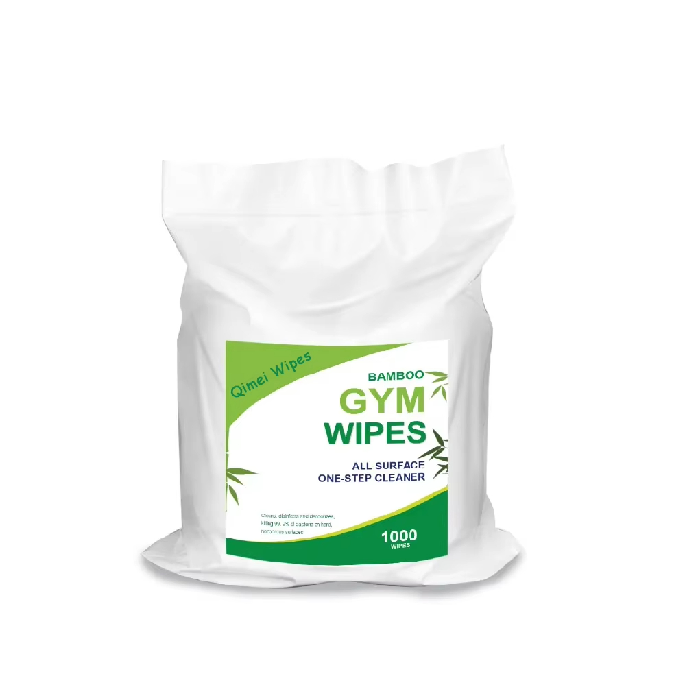 China Manufacturer OEM Private Label Fitness Equipment Wet Wipe for Gym Big Capacity Nonwoven Antibacterial Disinfecting Gym Wipes for Hygiene and Cleanliness