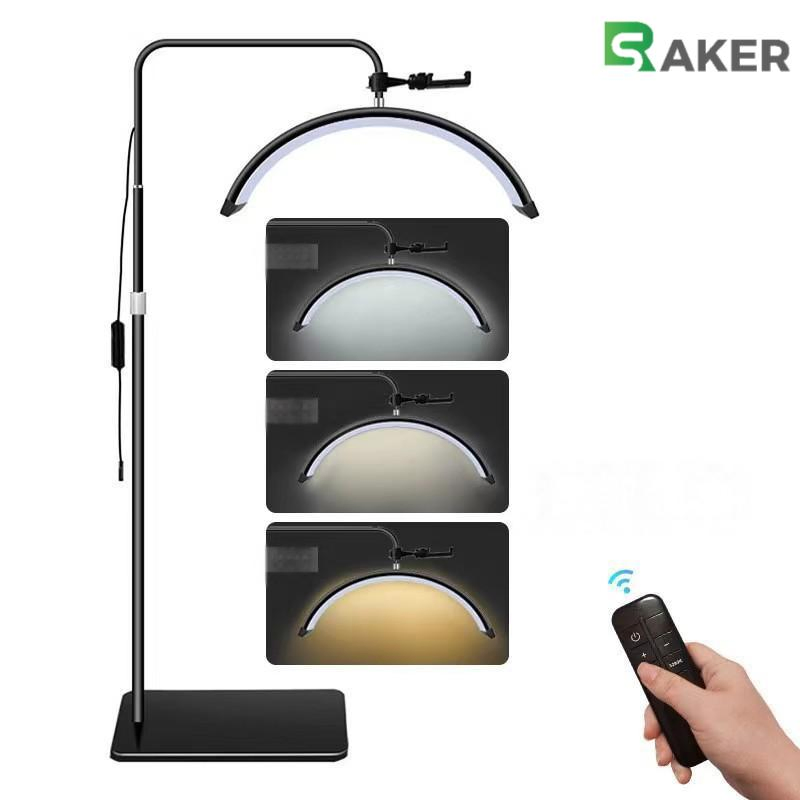 Portable Adjustable Half Moon Lamp for Nail and SPA Salon