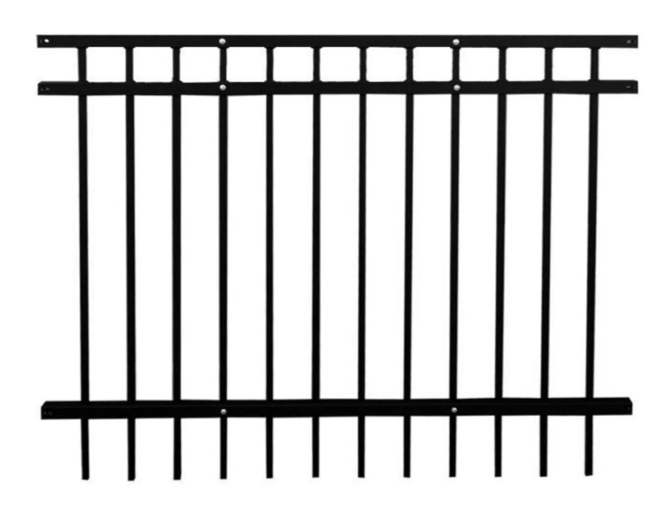 Powder Coating Aluminium Security Fence