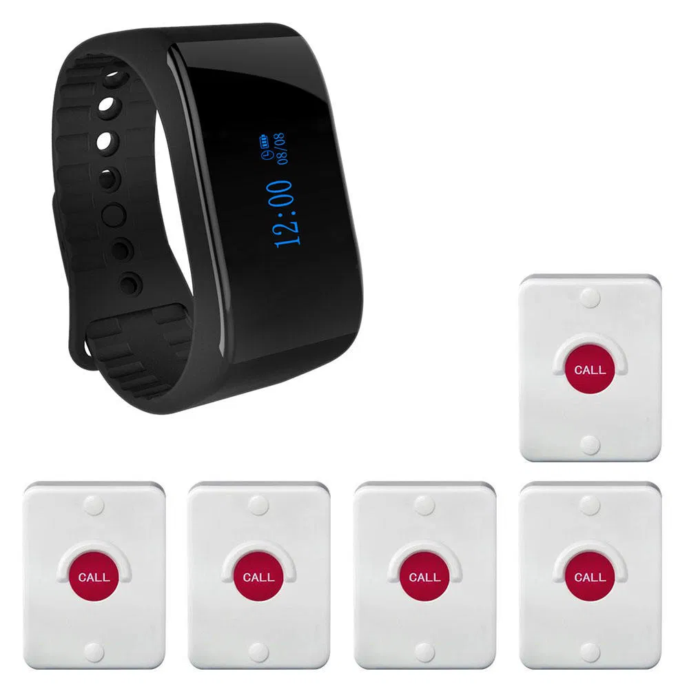 Nursing Home Hospital Wireless Patient Calling Alarm Pager Call Bell Button