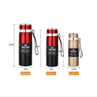 500ml Gift Set Vacuum Flask with Drinking Cup Stainless Steel Thermoes Leak Proof BPA-Free Double Wall Water Bottle