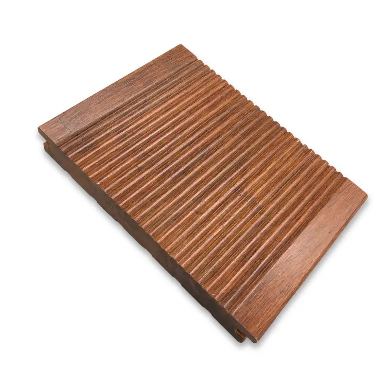 Outdoor Solid Pool Bamboo Decking Natural Flooring Weatherproof Anti-Slip Outdoor Bamboo Decking