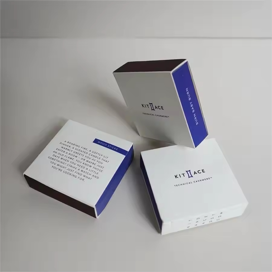 Custom Logo Design Scented Candles Safe Boxed Matches Manufacturer Matches