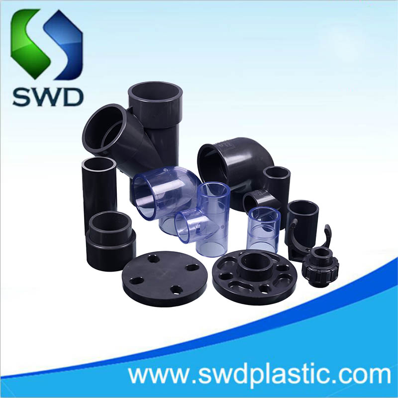 Swd Pipe Fittings Plastic PVC Fitting Change Direction Equal Cross