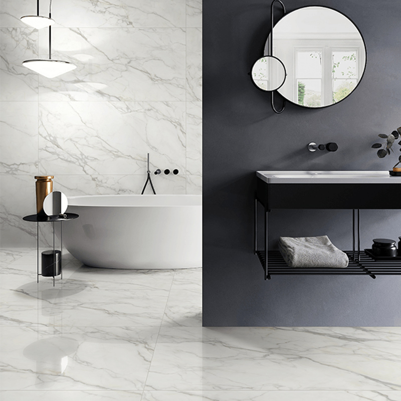 Плитка Synthia White под итальянский мрамор