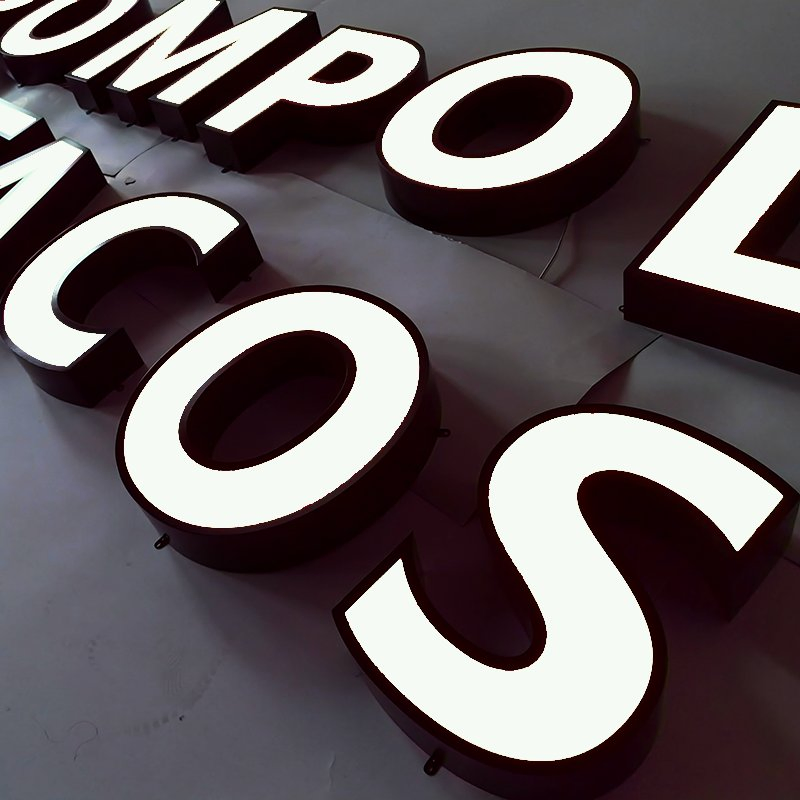 Company Logo Ezd Face Lit Luminous 3D LED Channel Letter Light Sign