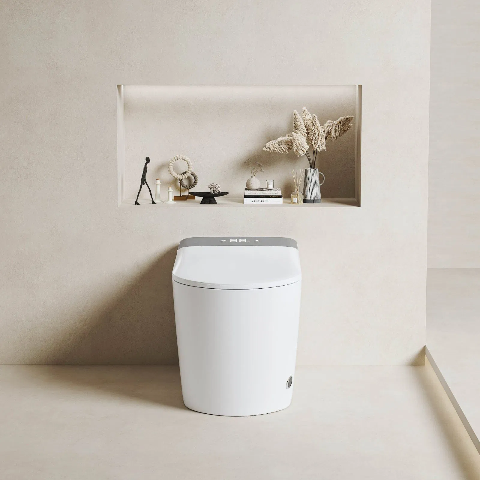 Sanitary Ware Automatic Ceramic Jet Shiphon Wc Bathroom Intelligent Smart Toilet