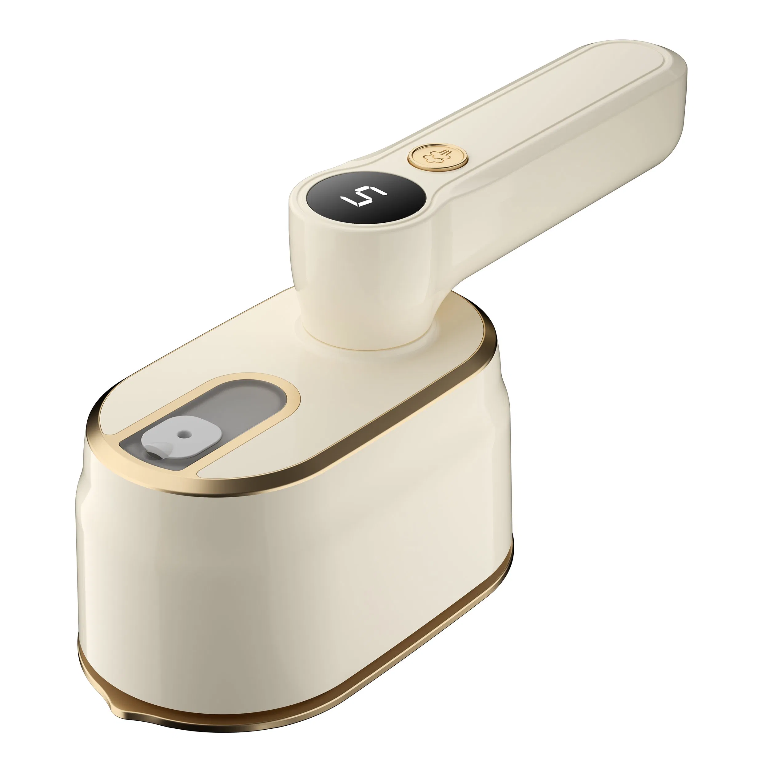 Longbank Portable Mini Electric Iron Continuous Steam Output Stainless Steel Soleplate Anti-Dry-Burning Handheld Garment Steamer